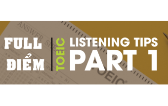 Mẹo làm bài thi TOEIC Listening part 1